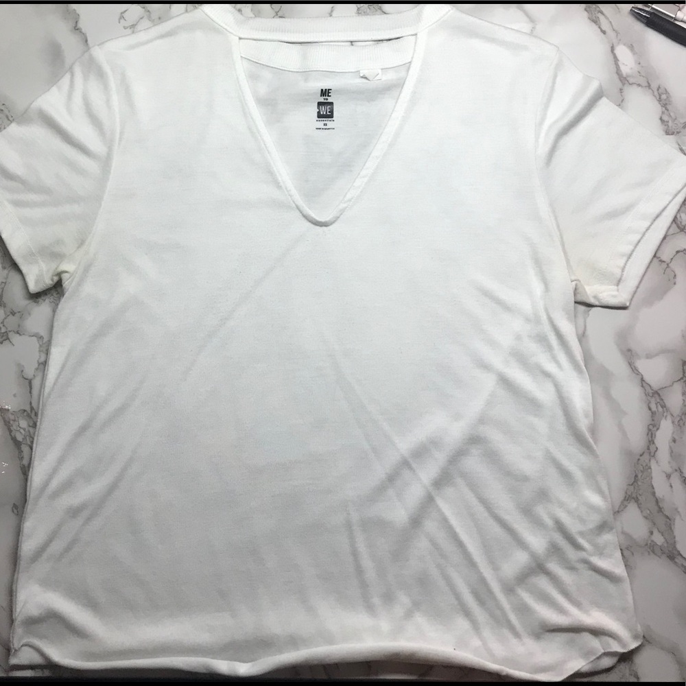 White Me to We short sleeve tee